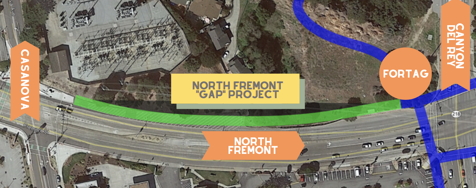 North Fremont Gap Project Map